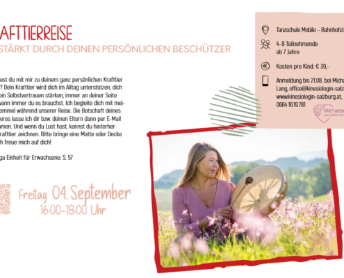 Krafttierreise Kinder mit Michaela Lang, Kinesiologin Salzburg
